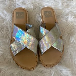 Dolce Vita iridescent sandals